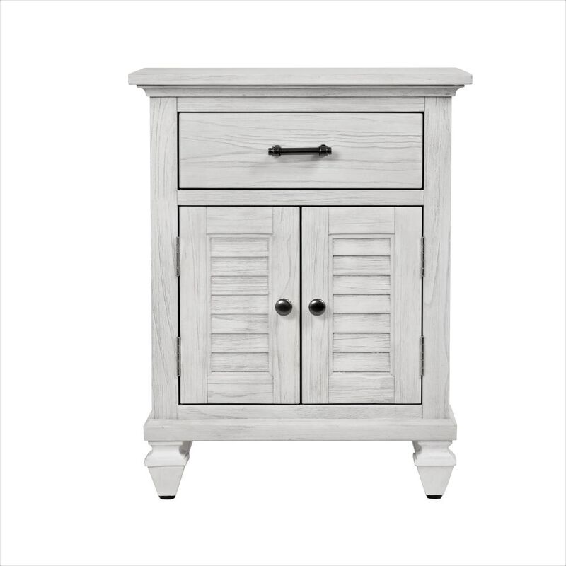 Sea Winds Coastal Furniture Surfside 1-Drawer / 2-Door Nightstand