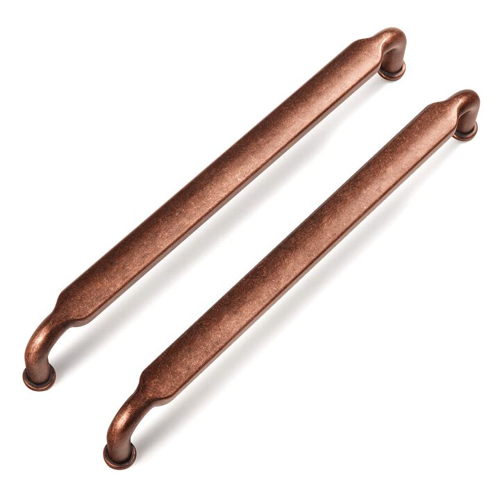 Goo-Ki 6 Pack 6-1/4 Inch (160mm) Hole Center Cabinet Pulls Antique Copper Zinc Alloy Kitchen Drawer Pulls Drawer Handles 6.7 Inc