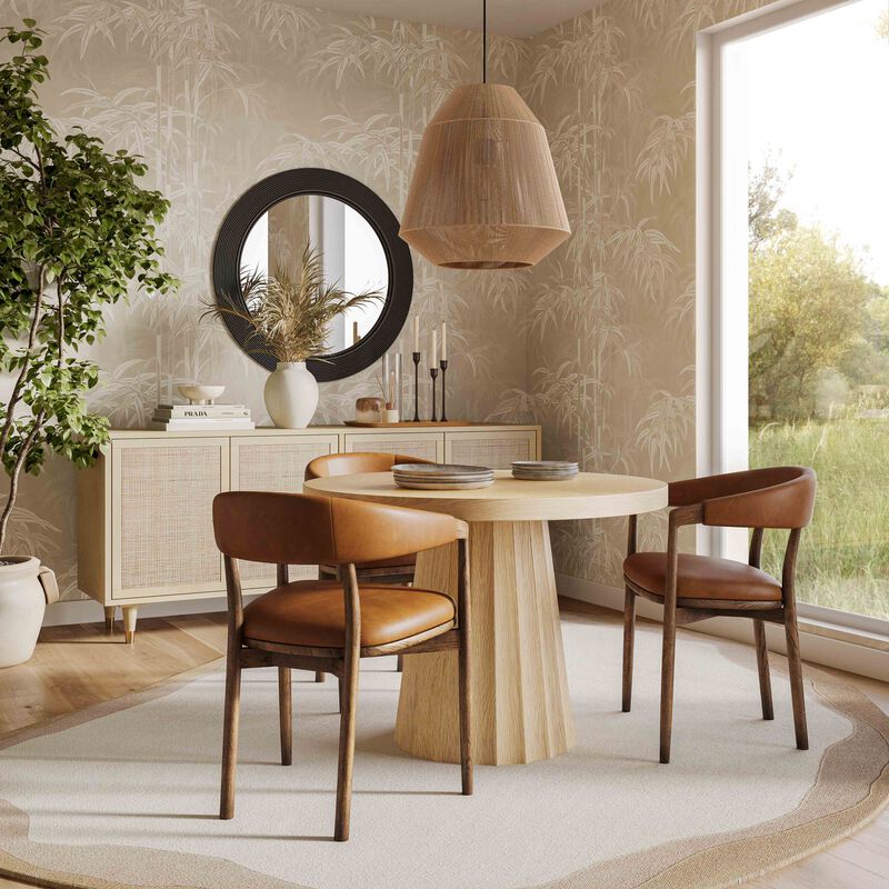 Vina Vegan Leather Dining Chair image number 1