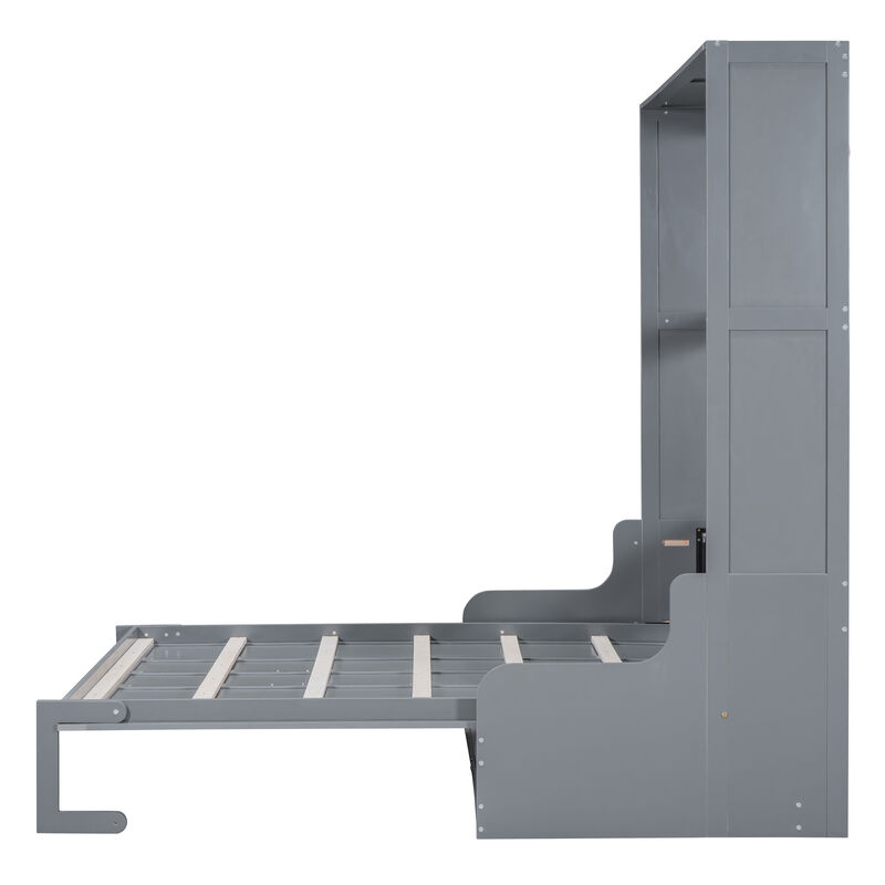 Whisen Queen Size Murphy Bed Wall Bed with Cushion