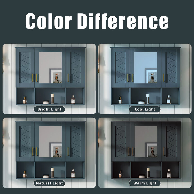 ELEMENT ACE Wall Mounted Medicine Cabinet with Adjustable Shelf and Integrated Towel Bar Organization Solution image number 9