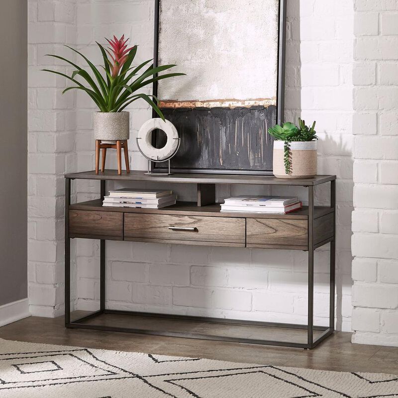Liberty Furniture Jamestown Sofa Table in Tobacco image number 6