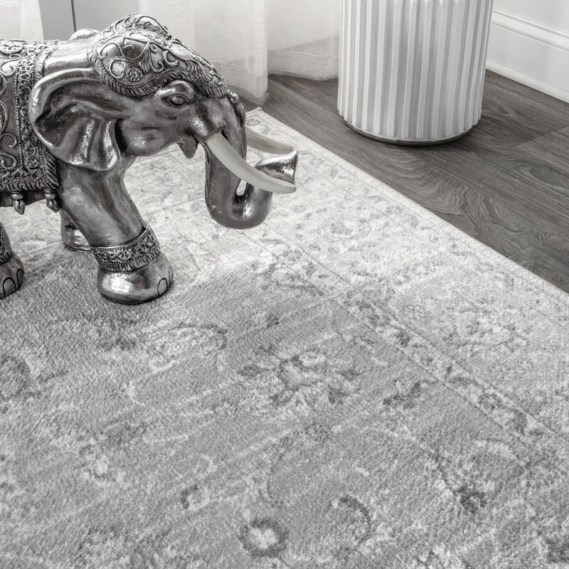 Modern Persian Vintage Round Area Rug