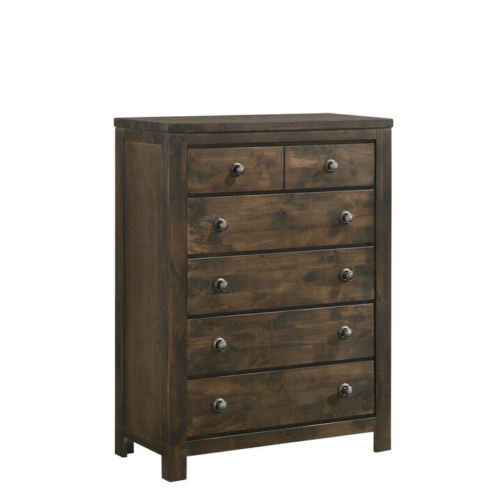 New Classic Furniture Furniture Blue Ridge Solid Wood Bedroom Chest in Rustic Gray