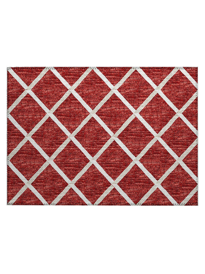 York YO1 Red 20" x 30" Rug