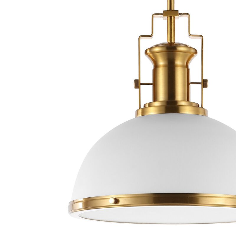 Homer Modern Industrial Iron LED Dome Pendant image number 7