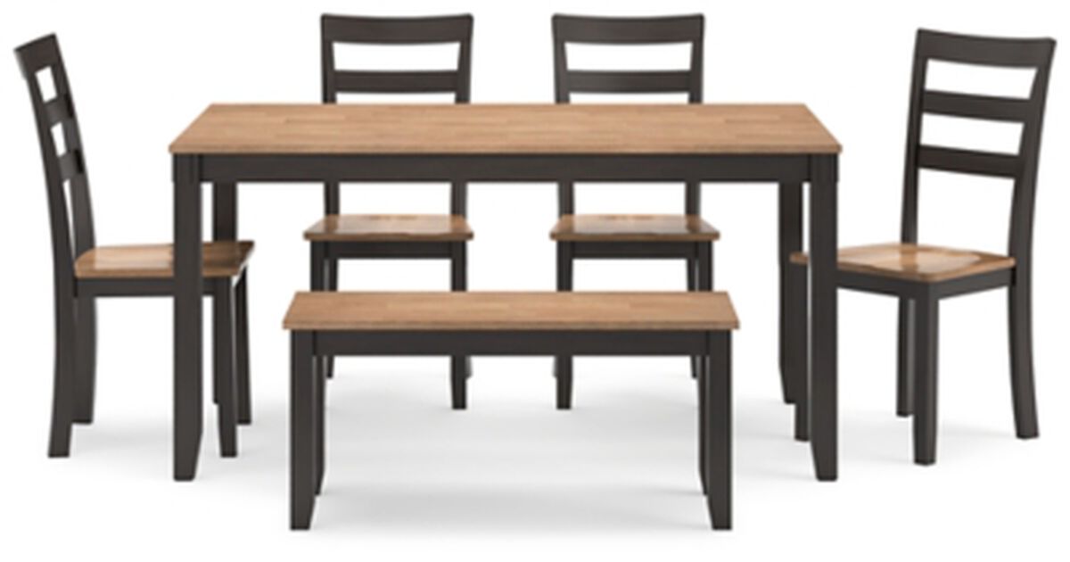 Gesthaven Brown 6-Piece Dining Set