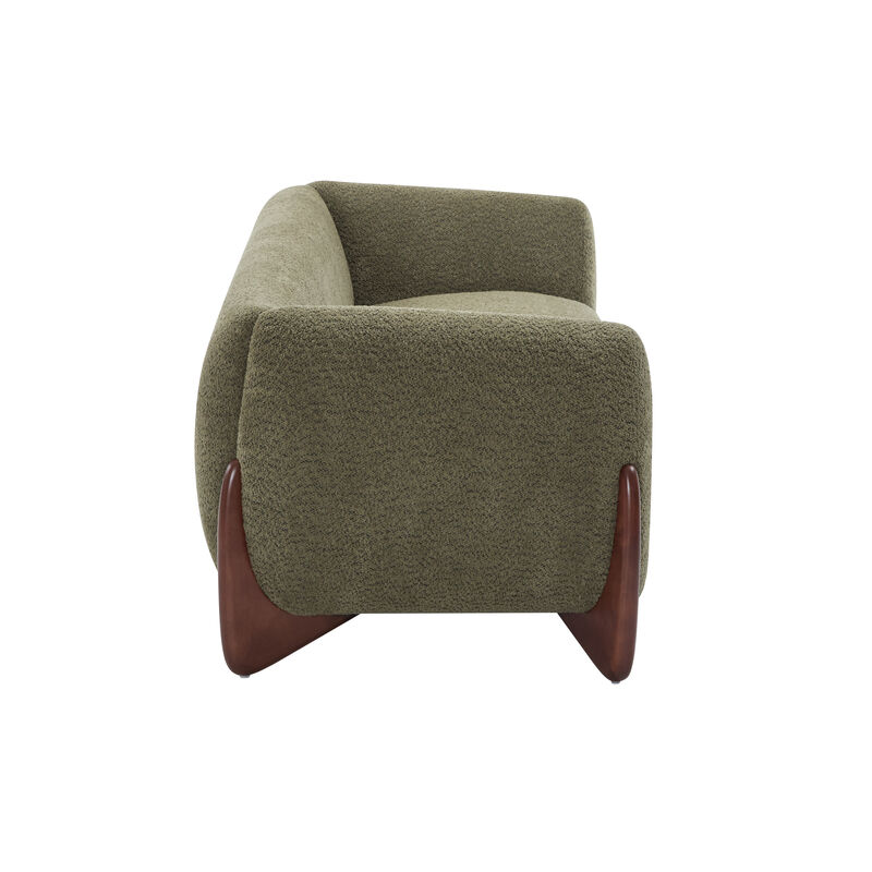 Christopher Knight Home Evat 2 Piece Living Room Boucle Upholstered Sofa Set