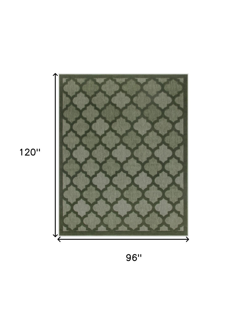 HomeRoots Trellis Indoor Outdoor Area Rug image number 3