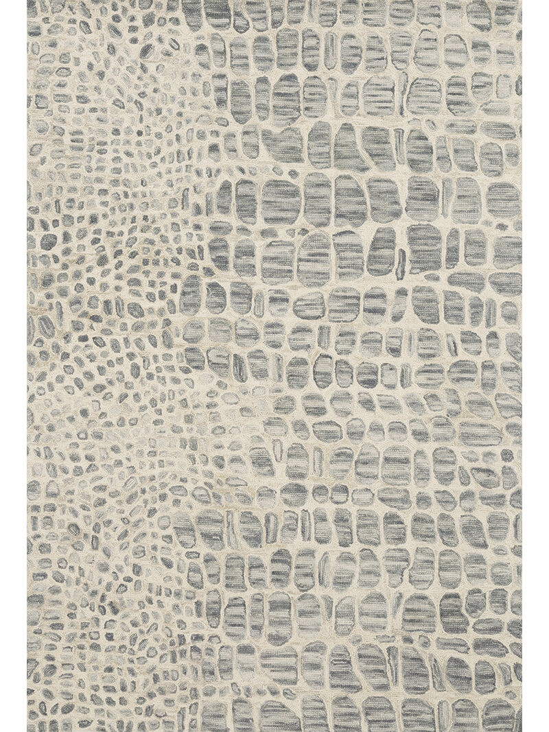 Masai MAS03 Silver Grey/Ivory 7'9" x 9'9" Rug
