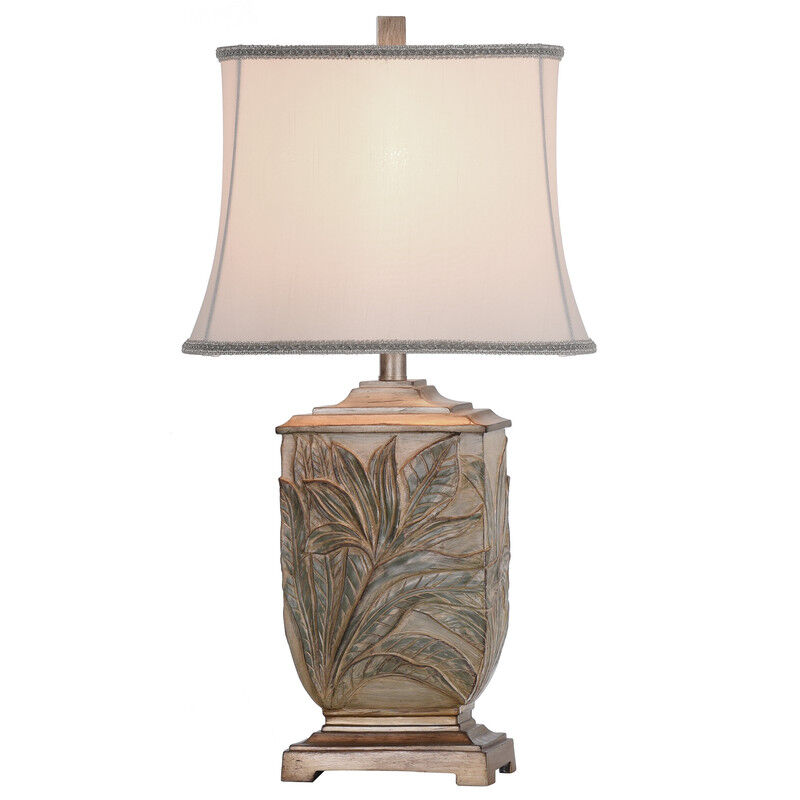 Palm Grove Relief Table Lamp