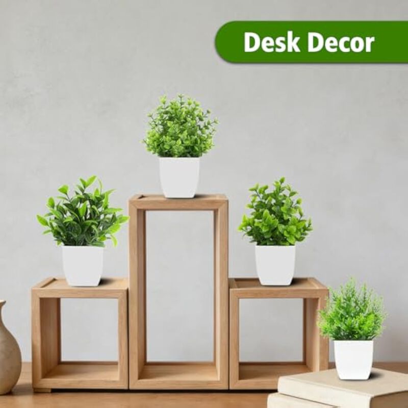 3 Piece Artificial Greenery Stems Vase Filler Plant Leaves image number 3