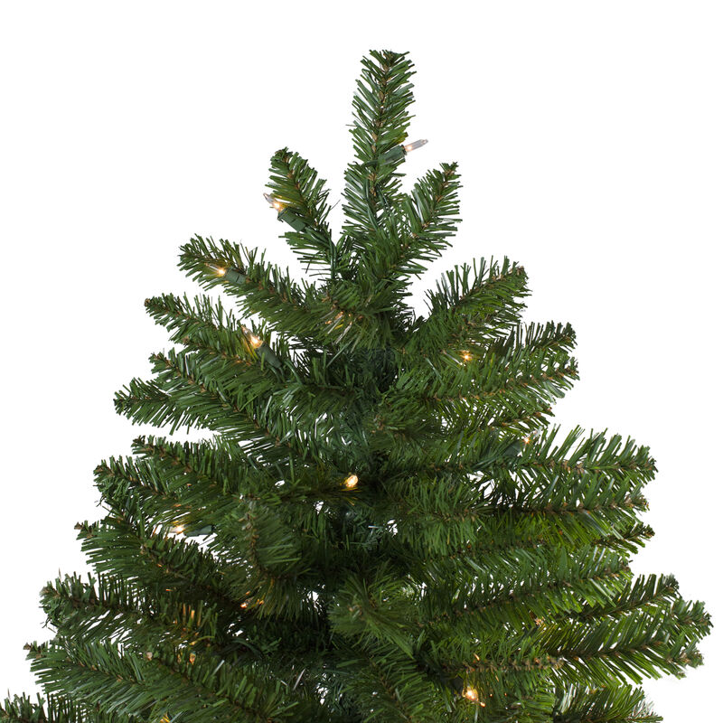 10' Pre-Lit Slim Eastern Pine Artificial Christmas Tree - Clear Lights