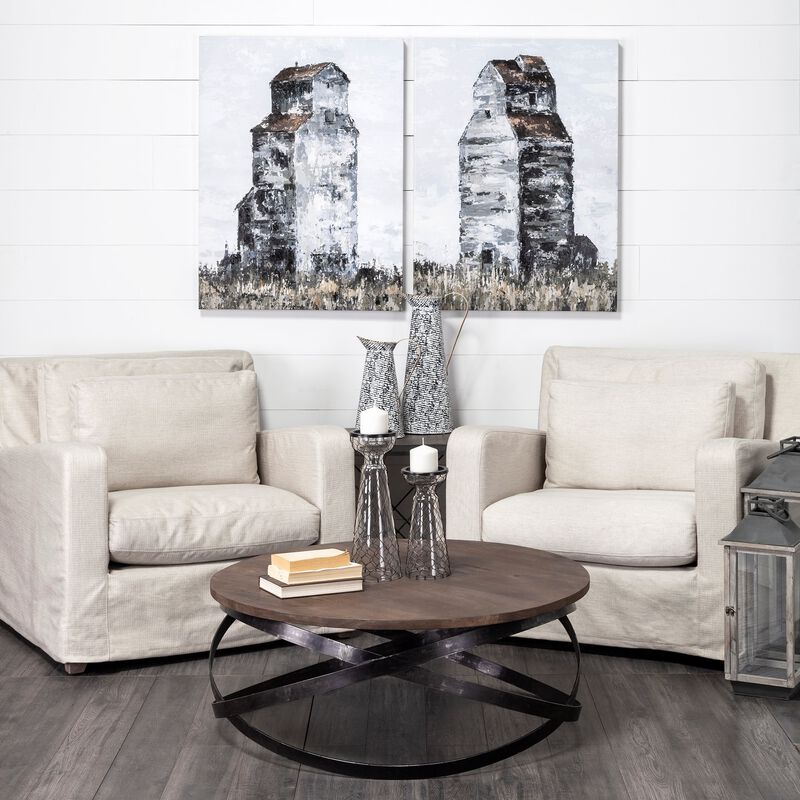 Modern Textured Jug Vase for Coffee Table or Entryway Decor