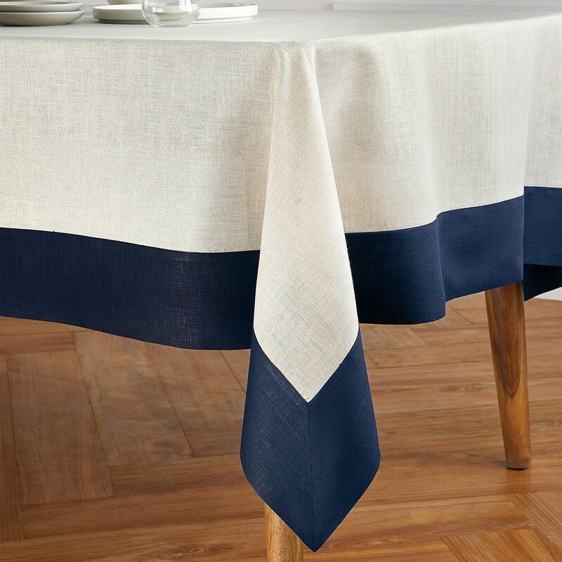 Solino Home 100% Pure Linen Tablecloth - Contempo