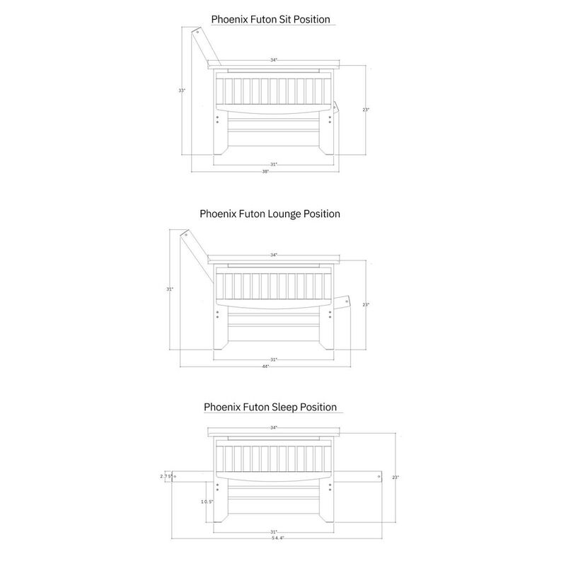 Phoenix Frame-Espresso Finish-Peter's Cabin Mattress image number 2