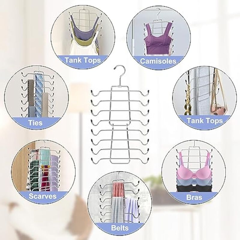 2-Pack Closet Hanging Rod | Adjustable Length & Height Space-Saving Closet Rod image number 3