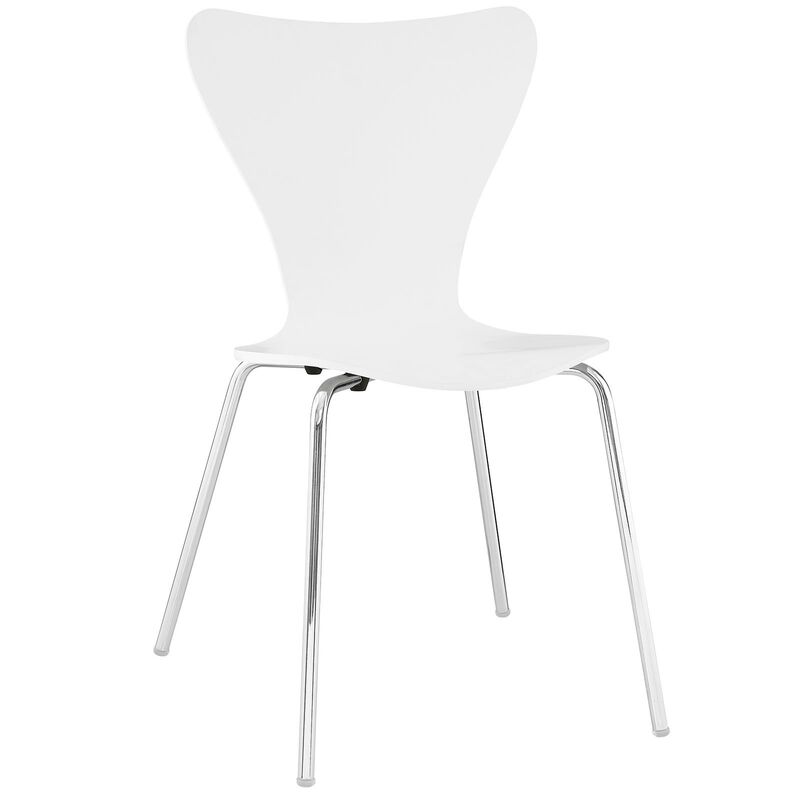 Modway EEI-537-WHI Ernie White Dining Side Chair