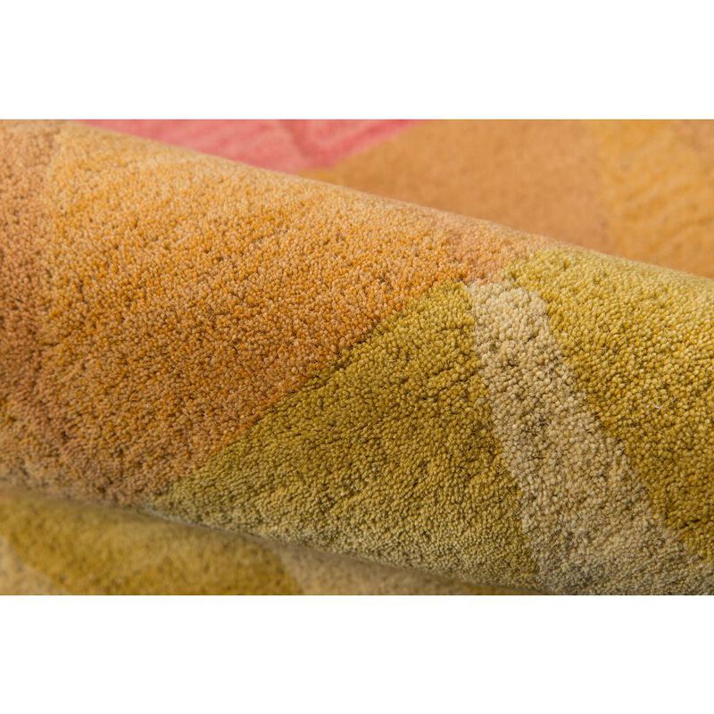 Momeni Contemporary Runner Area Rug, Multi Red, 2'3 X 8' Runner