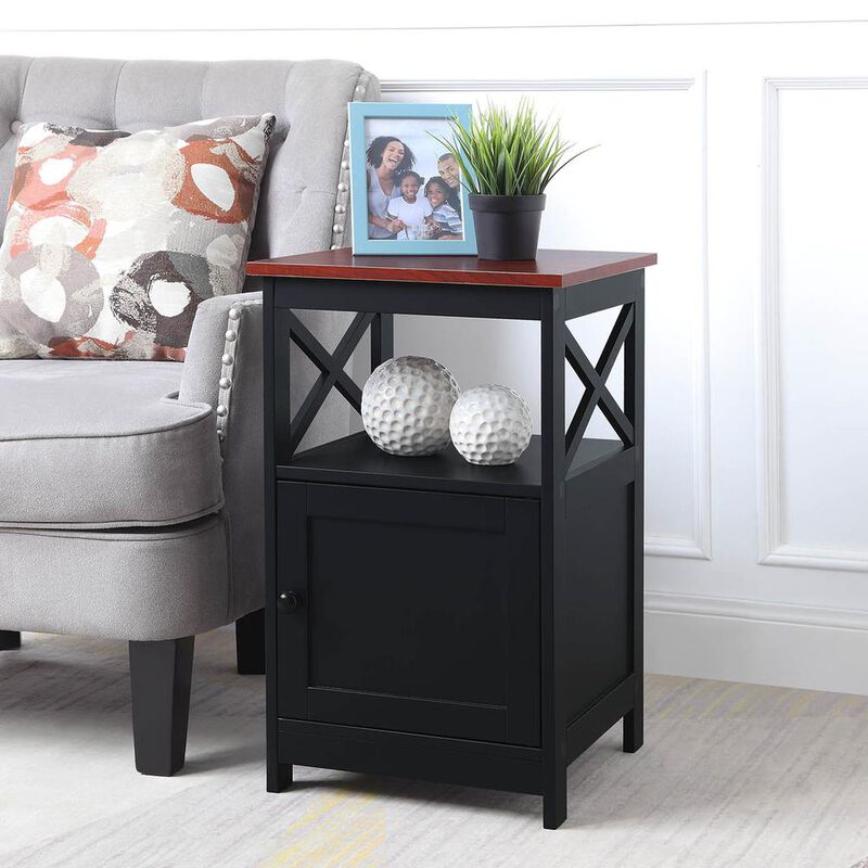 Convenience Concepts Oxford End Table with Cabinet