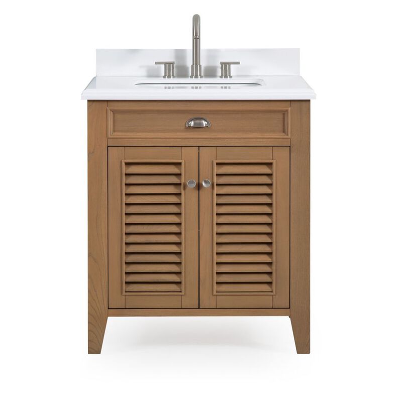 30 Inch Contemporary Style Wood Finish Kalani Bathroom Vanity image number 0