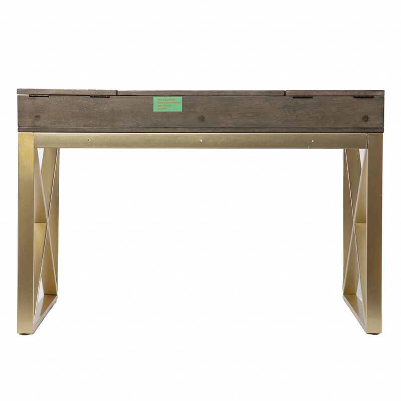 Modern Writing Desk Featuring Two Storage Drawers for Organized Workspace image number 4