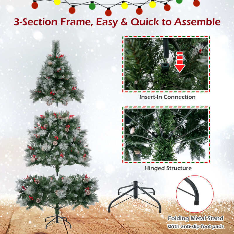 Pre-Lit Artificial Christmas Tree for Effortless and Festive Holiday Decor