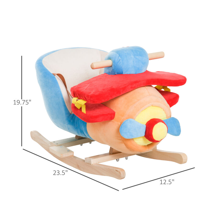 BreeBe Plush Rocking Horse Chair for Toddlers - 18 Months+ image number 2