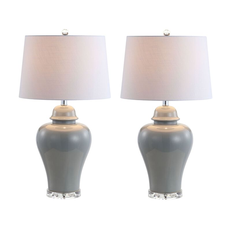 Winnie Ceramic Urn LED Table Lamp (Set of 2)