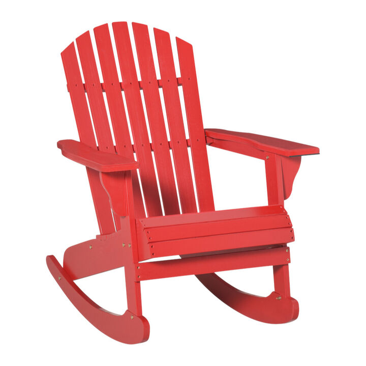 Garden Rocking Chair with Durable Weatherproof Frame for Patio Use