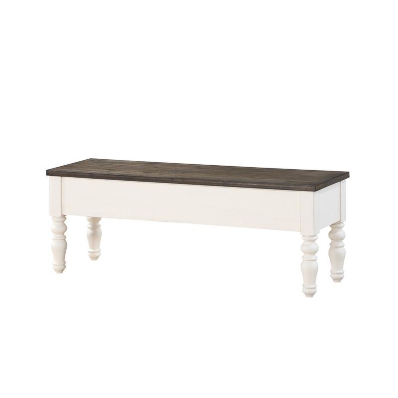 Joanna Two Tone Storage Bench