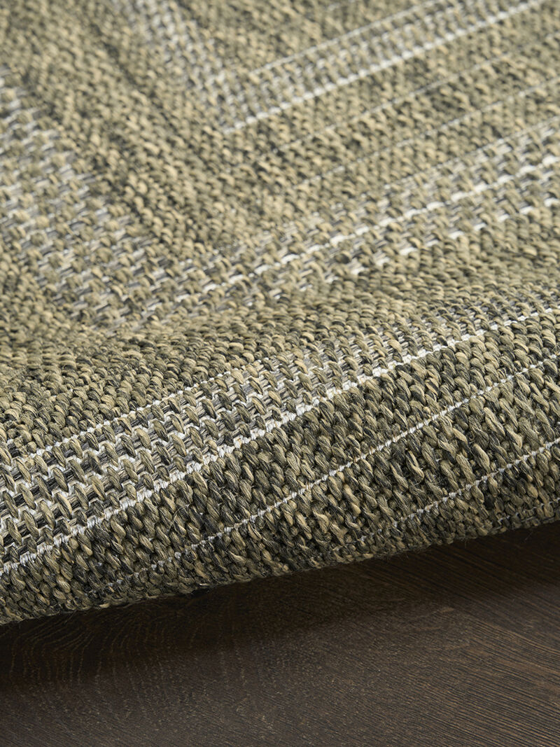 Tulum TLM04 Olive 3' x 5' Rug image number 4