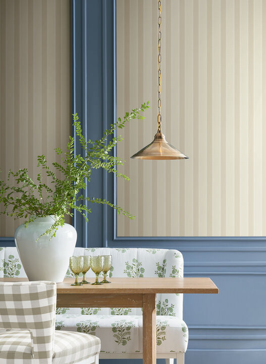 Tilford Neutral Awning Stripe Wallpaper