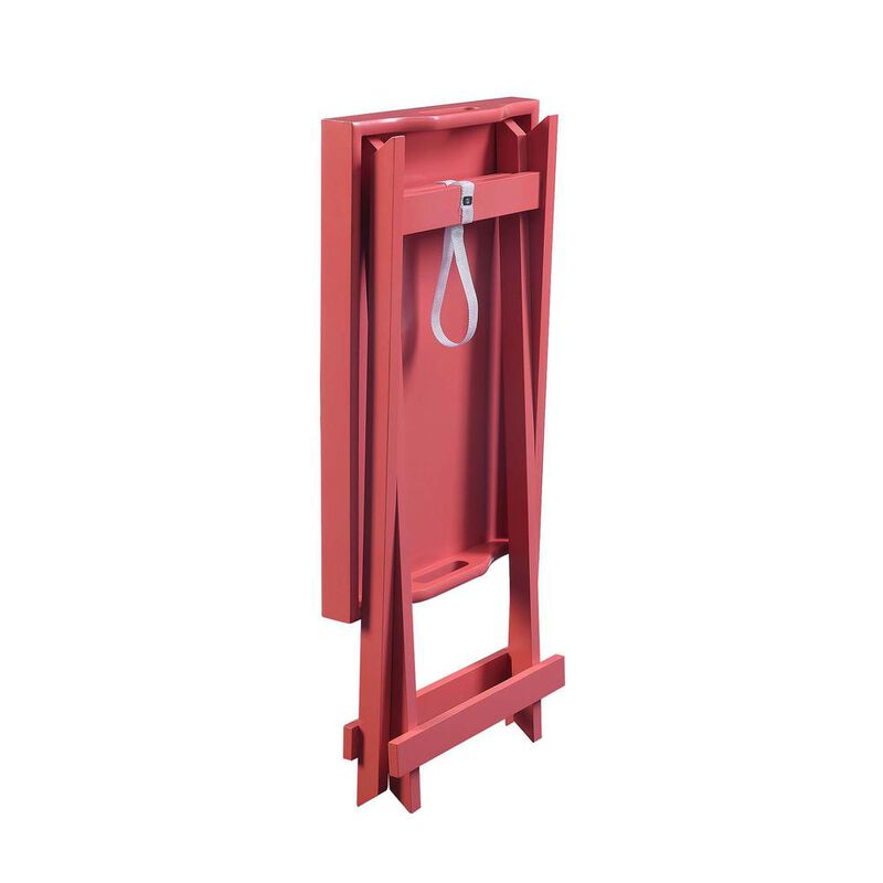 Convenience Concepts Designs2Go Folding Tray Table, Coral