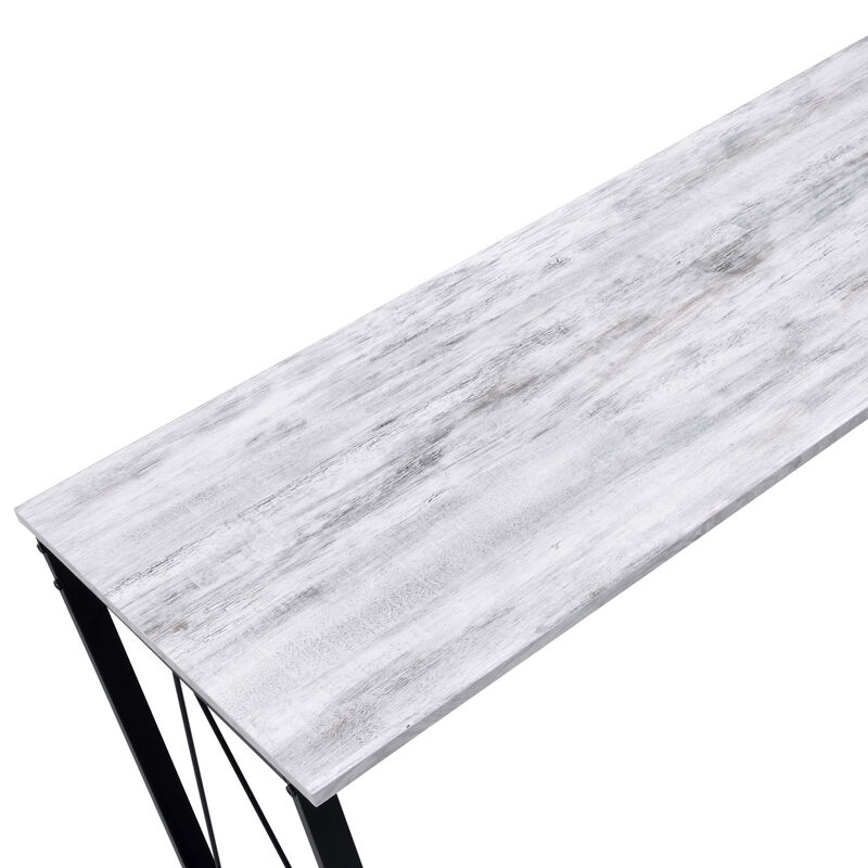 GOODSILO Minimalist Modern Writing Desk with V-Shaped Metal Base, Ideal for Home Office Workspace and Efficient Study Environment image number 3