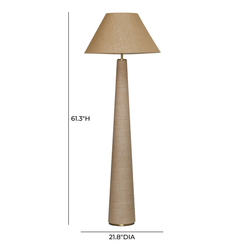 Graham Natural Jute Floor Lamp image number 5