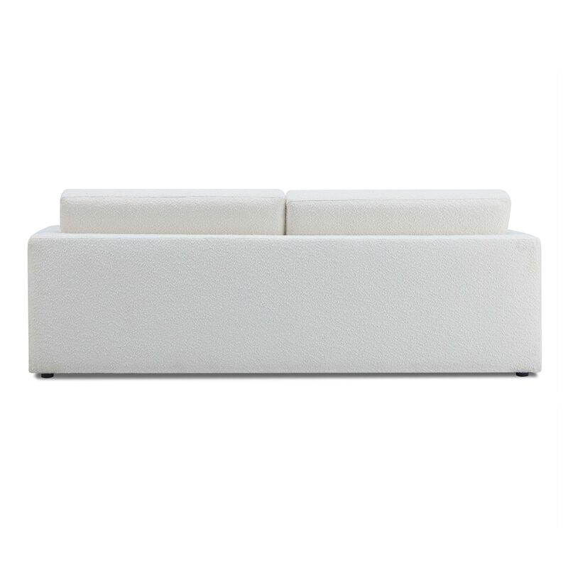 Ryan Cream Upcycled Linen Sofa Bed image number 4
