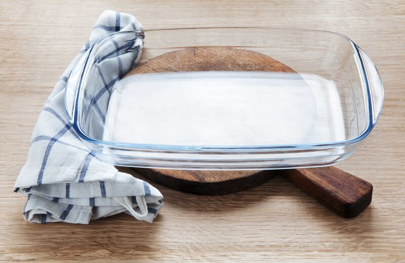 11 x 8 Glass Rectangular Baking Dish - Oven Safe Glass Bakeware