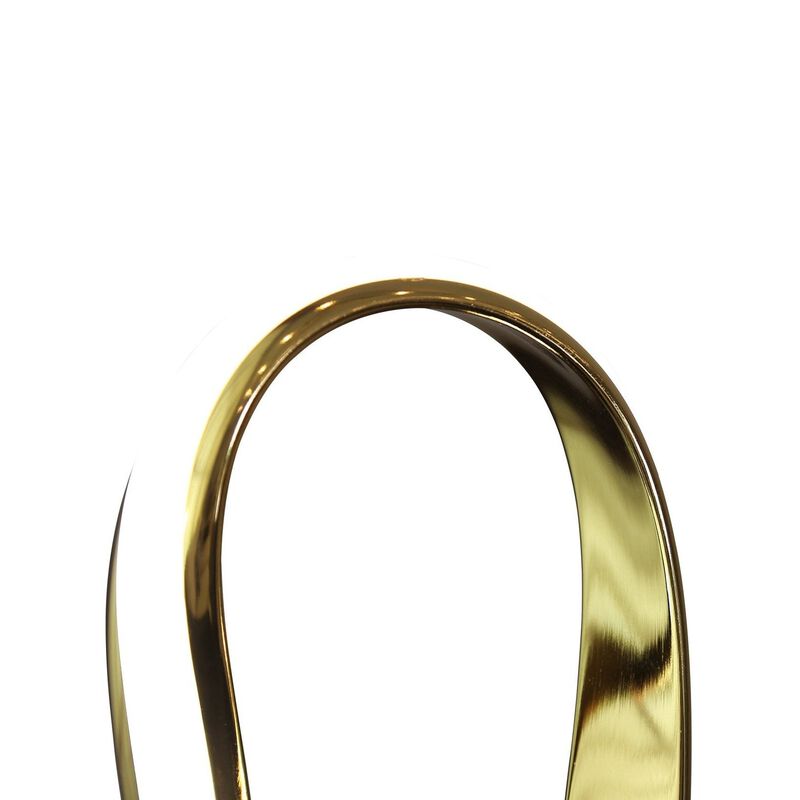 Prague Table Lamp Chrome and Gold Metal Dimmable Integrated LED