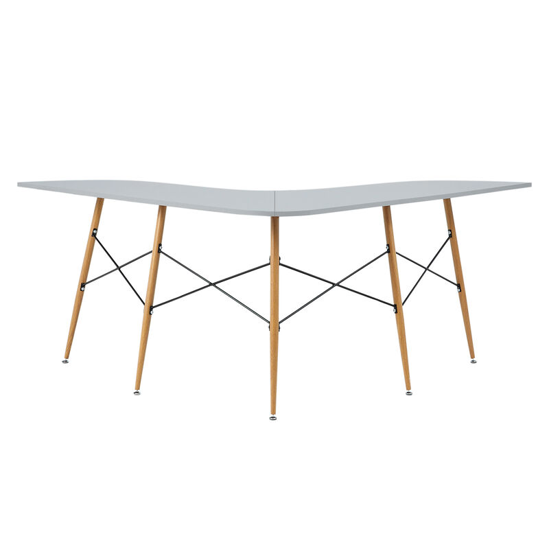 Teamson Home - Roberto Boomerang L Shaped Desk