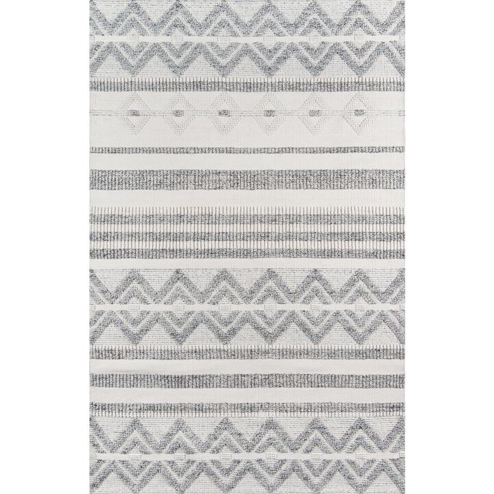 Momeni Contemporary Rectangle Area Rug, Ivory, 7'9 X 9'9