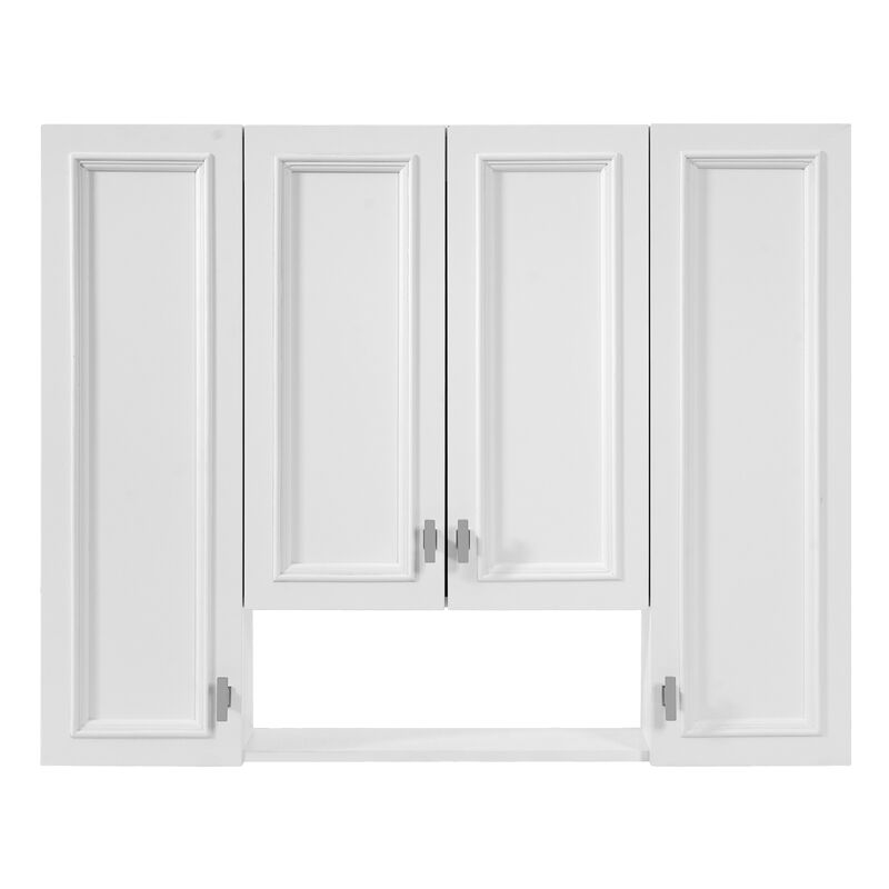 ELEMENT ACE Modern Wall-Mounted Bathroom Storage Cabinet with Adjustable Shelves image number 0