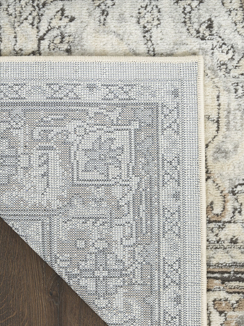 Quarry QUA18 Ivory/Gray/Taupe 2'2" x 3'9" Rug image number 1