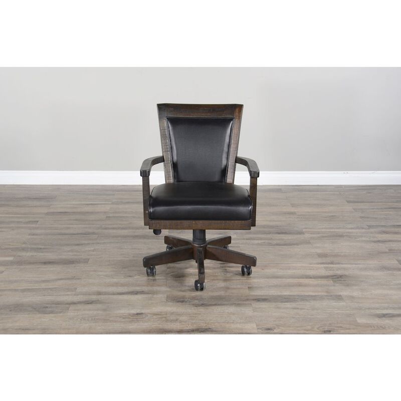 Sunny Designs Game Chair with Casters, Cushion Seat & Back image number 1