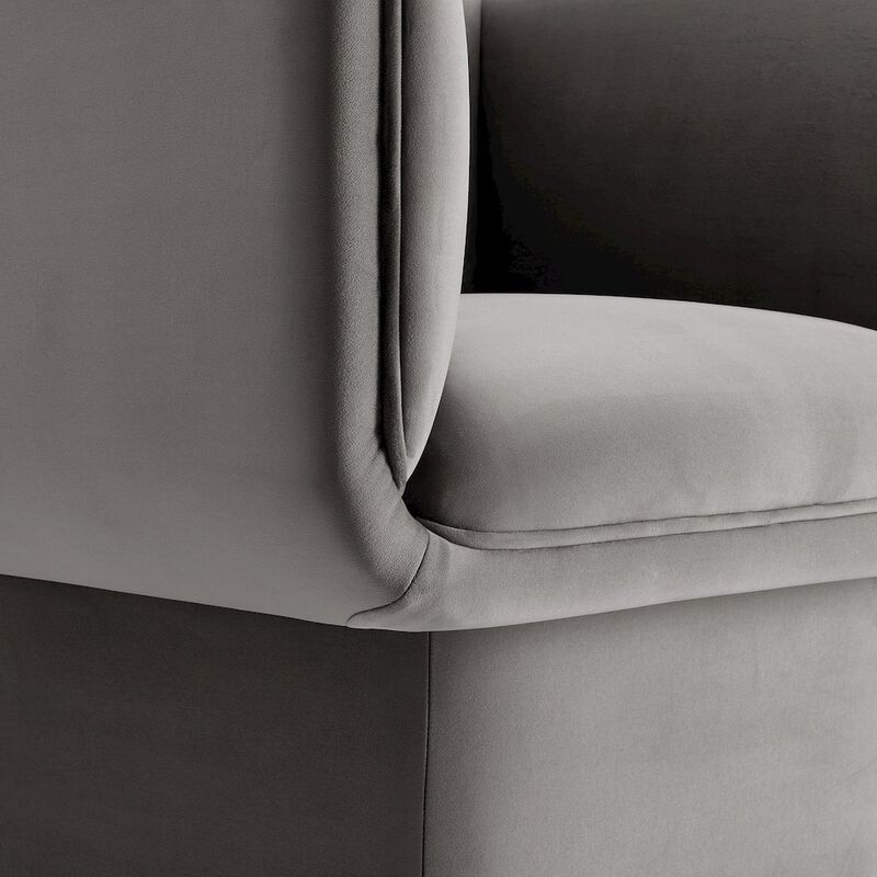 Tate Performance Velvet Accent Chair image number 6