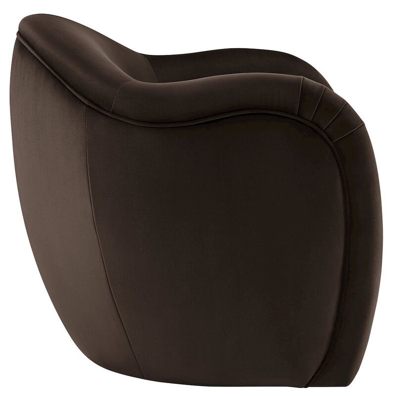 Compose Performance Velvet Accent Chair image number 3