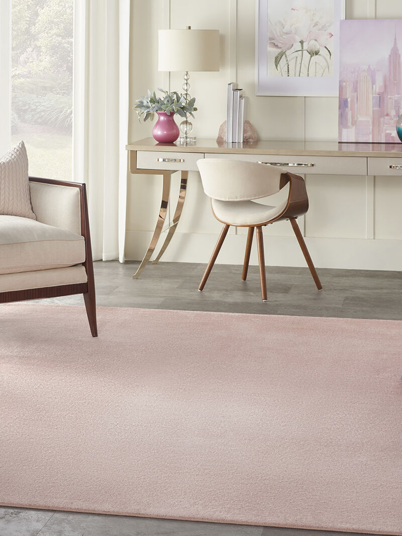 Nourison Essentials NRE01 Pink 7' x 10' Rug image number 7