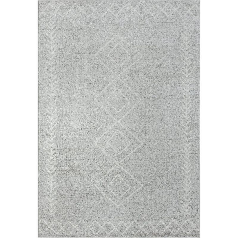 LR Home Calgary Durable Performance Area Rug Indoor