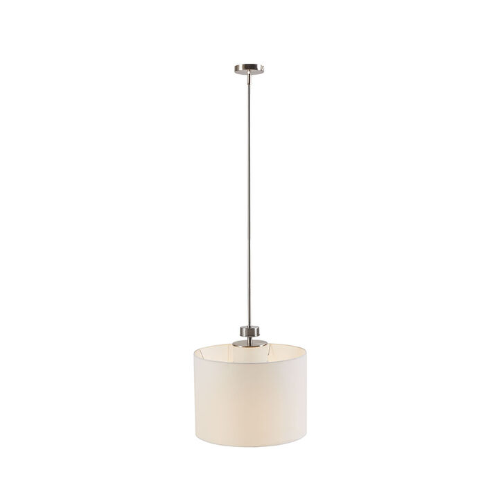 Streamdale Pacific Metal Pendant With Drum Shade