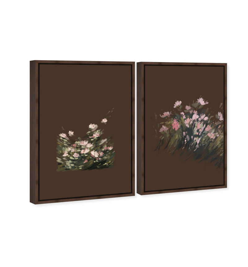 Secret Garden Set Floral and Botanical Canvas Print by Oliver Gal image number 2